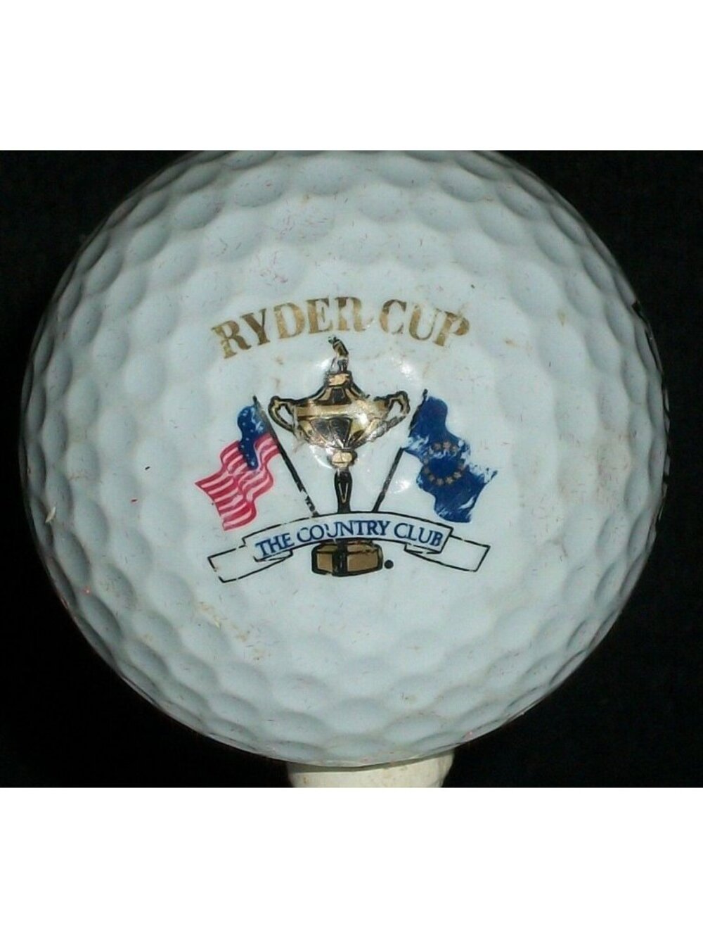Strata Ryder Cup Golf Ball Oldsmobile Logo ML Balata 90 Collectible White